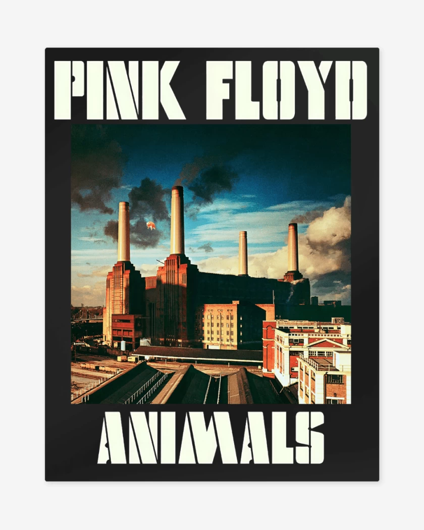 Print metalico Pink Floyd Animals