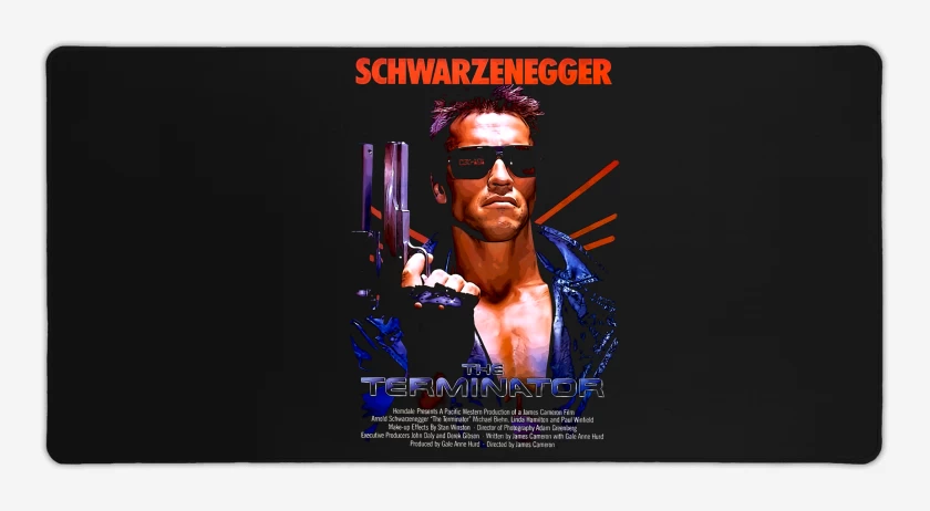 Mouse pad Gamer Negro de Terminator 1