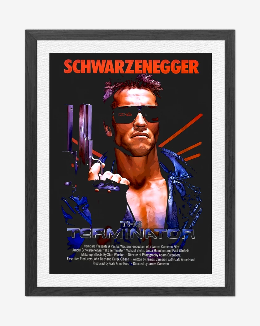 Cuadro decorativo Negro de Terminator 1