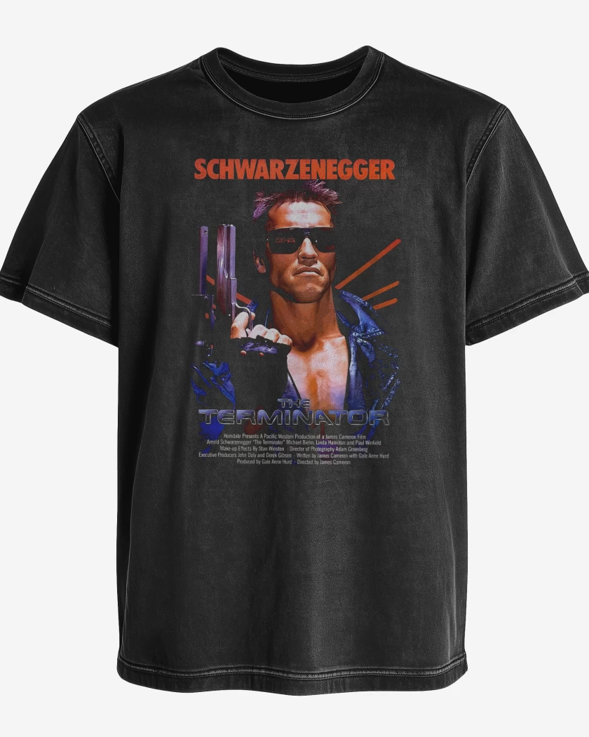 Polera desgastada Terminator 1