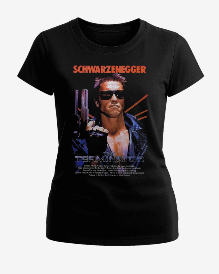 Polera de Mujer Negro de Terminator 1