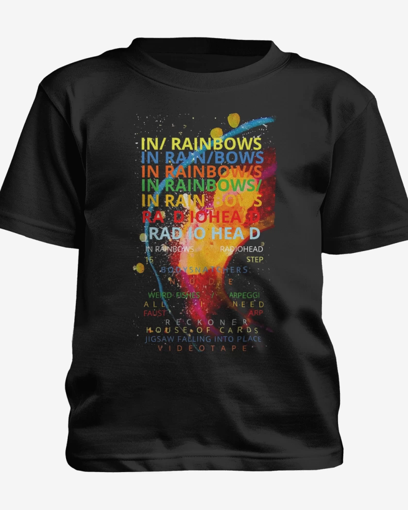 Polera de niño Negro de In Rainbows