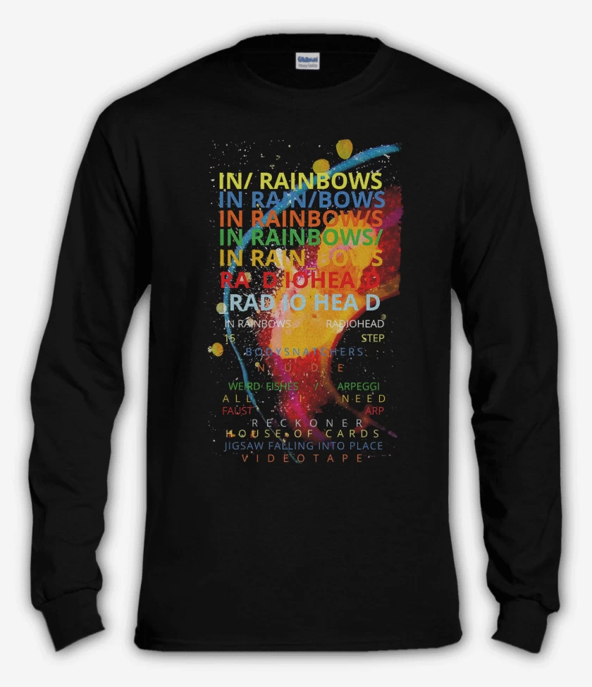 Polera manga larga In Rainbows