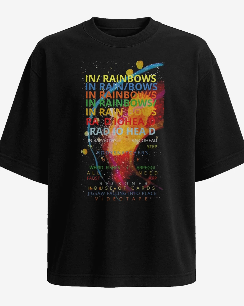 Polera Oversize In Rainbows