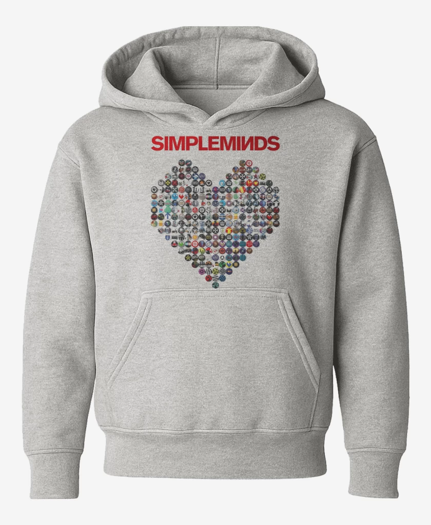 Poleron de niño Gris Melange de Simple Minds Heart