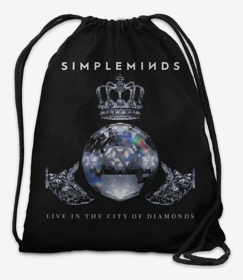 Mochila Negro de Simple Minds Live 