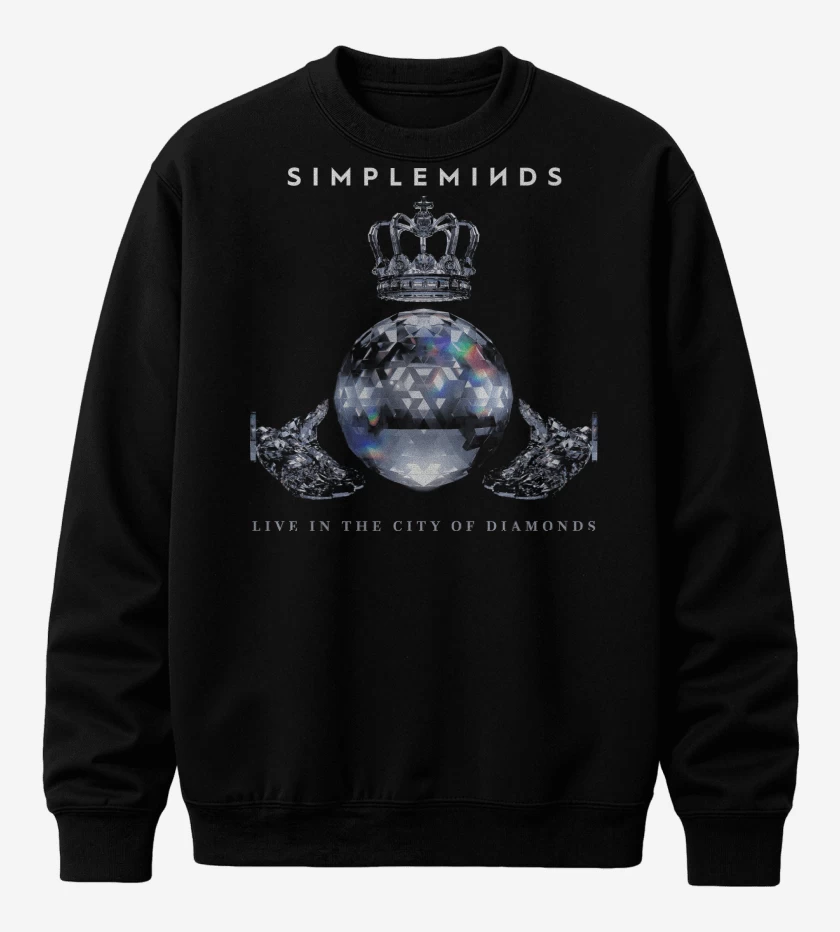 Poleron polo Negro de Simple Minds Live 
