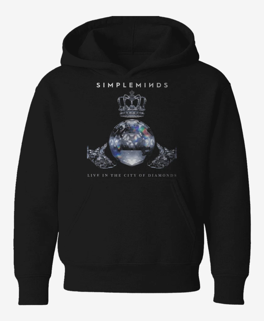 Poleron de niño Negro de Simple Minds Live 