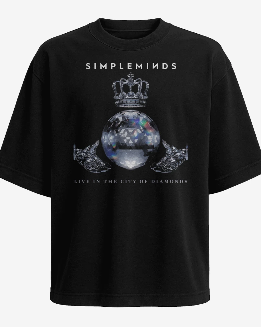 Polera Oversize Simple Minds Live 