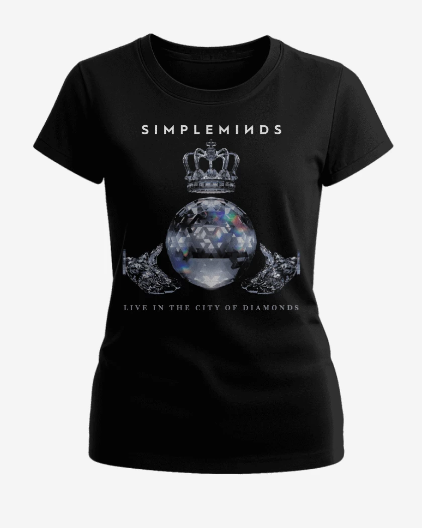 Polera de Mujer Negro de Simple Minds Live 