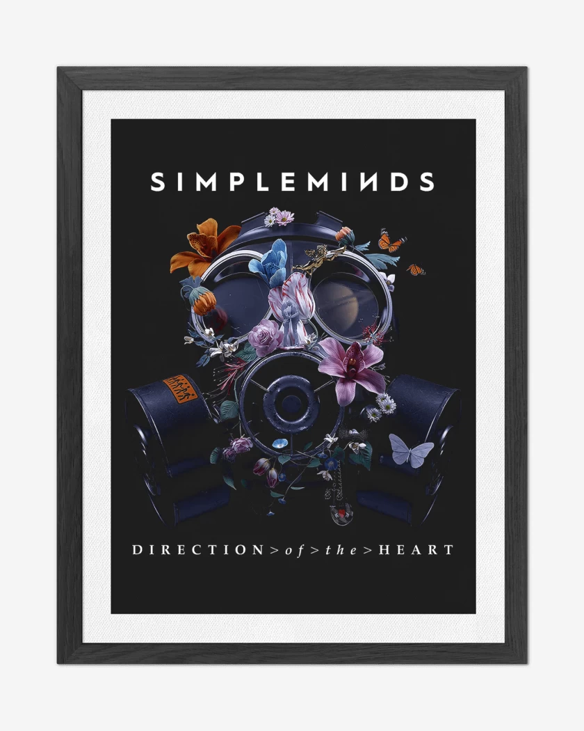Cuadro decorativo Negro de Simple Minds Direction of the Heart