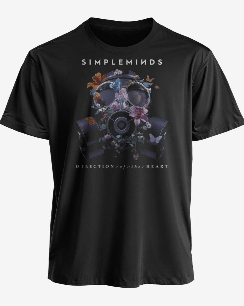 Polera premium Negro de Simple Minds Direction of the Heart