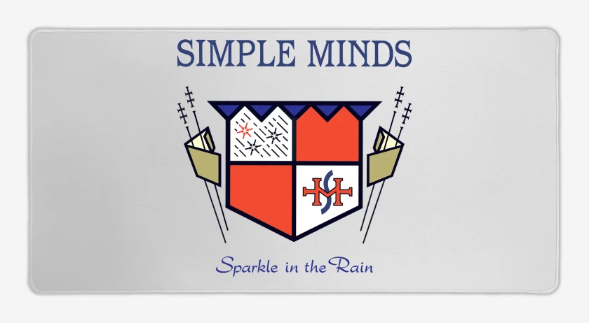 Mouse pad Gamer Blanco de Simple Minds Sparkle in the Rain