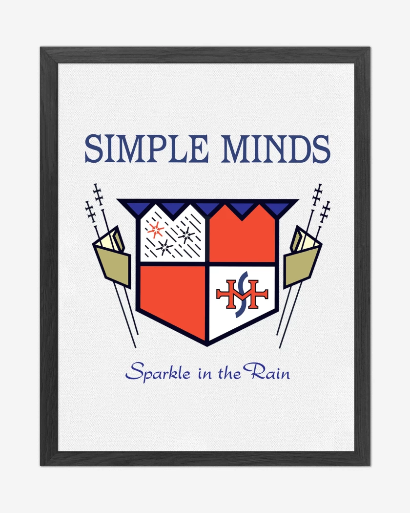 Cuadro decorativo Blanco de Simple Minds Sparkle in the Rain