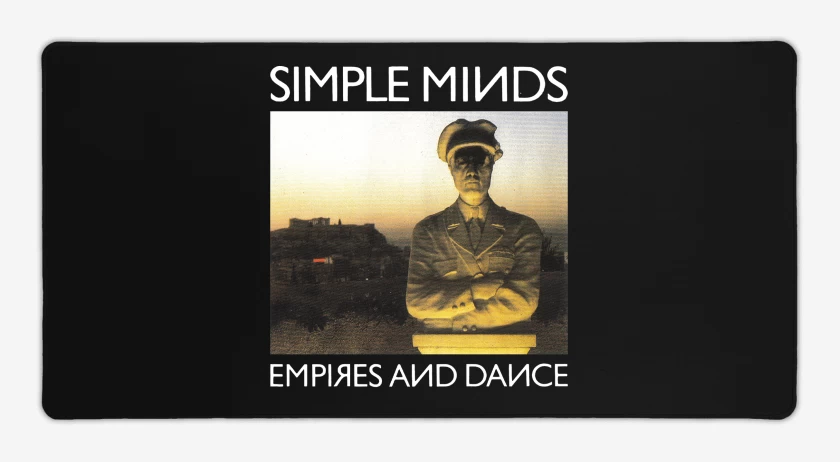 Mouse pad Gamer Negro de Simple Minds Empires and Dance