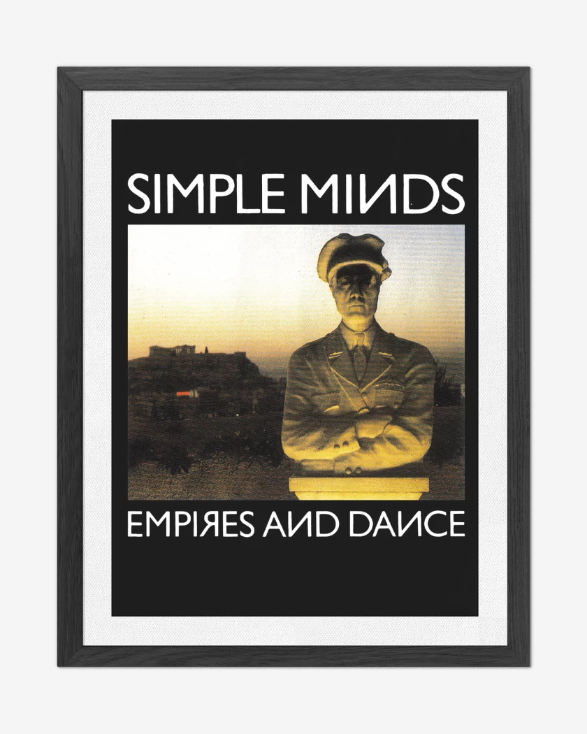 Cuadro decorativo Negro de Simple Minds Empires and Dance