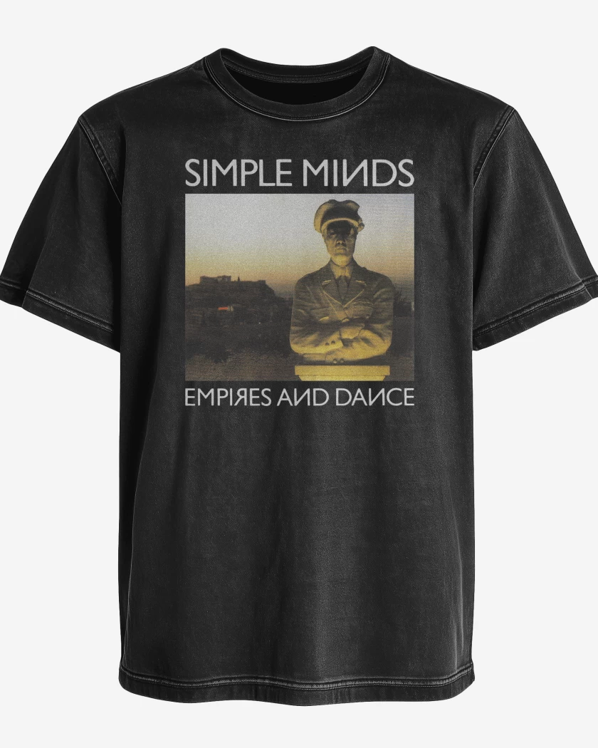 Polera desgastada Simple Minds Empires and Dance