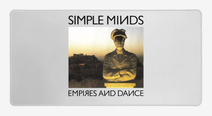 Mouse pad Gamer Blanco de Simple Minds Empire And Dance B