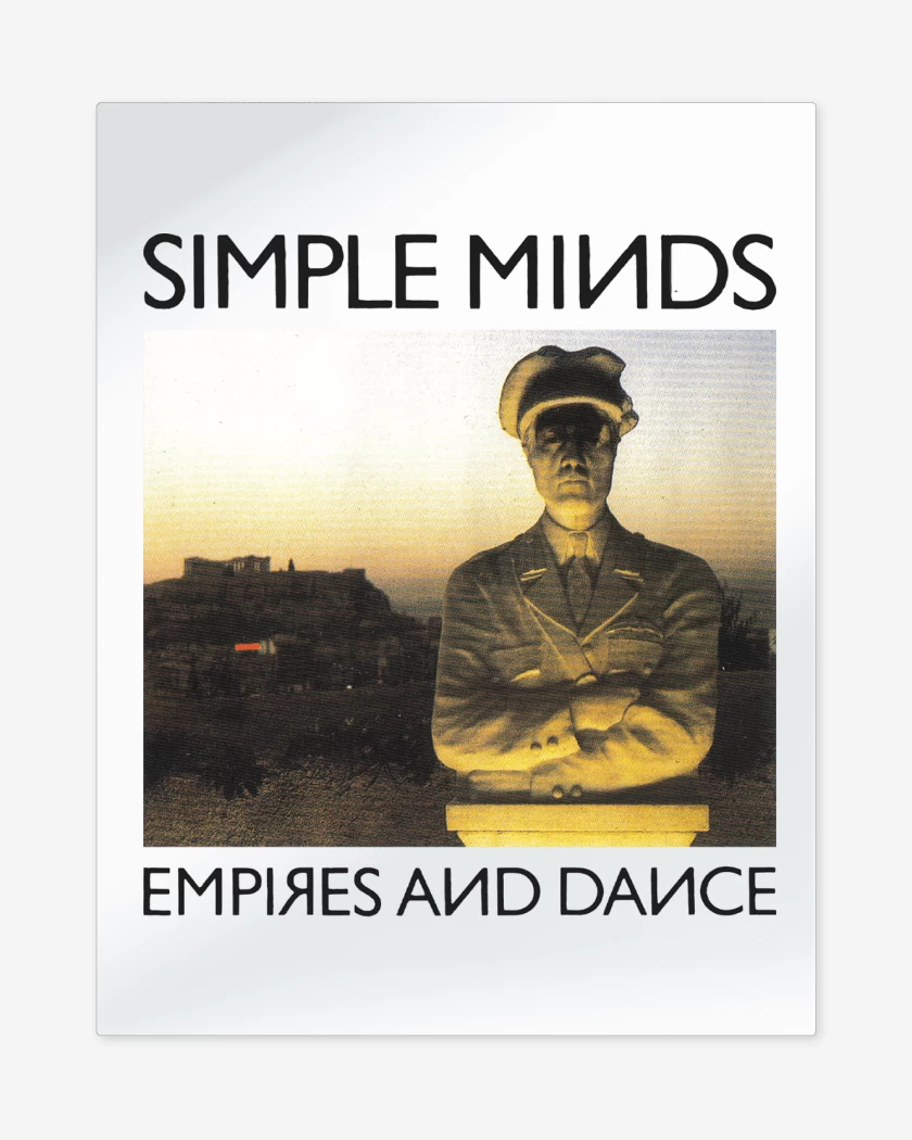 Print metalico Blanco de Simple Minds Empire And Dance B