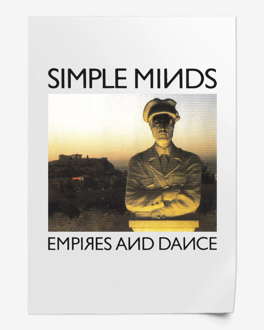 Print Simple Minds Empire And Dance B