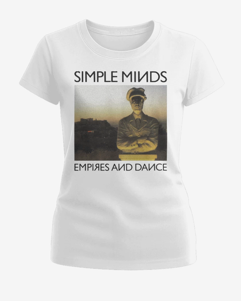 Polera de Mujer Blanco de Simple Minds Empire And Dance B