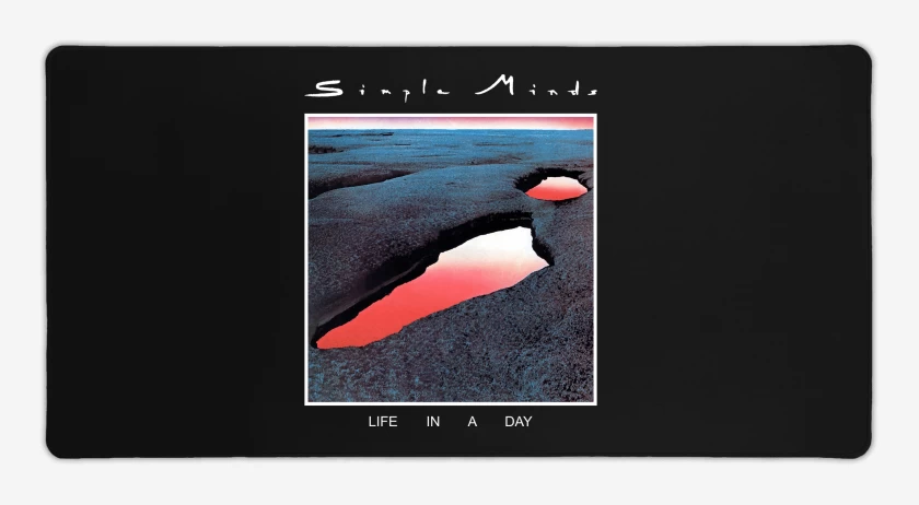 Mouse pad Gamer Negro de Simple Minds Life in a Day