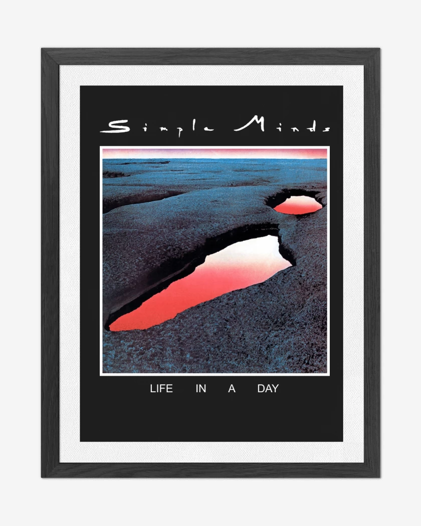 Cuadro decorativo Negro de Simple Minds Life in a Day