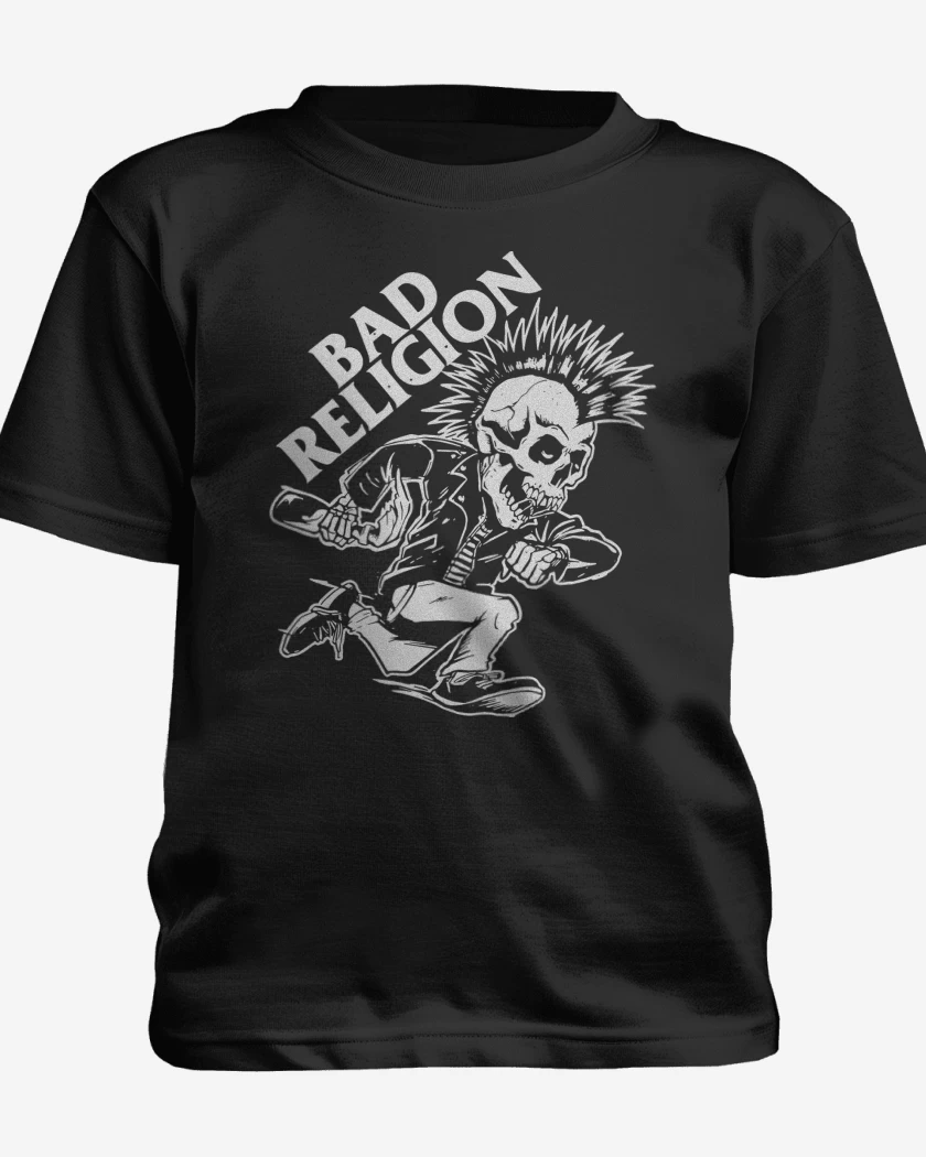 Polera de niño Negro de Bad Religion Punky
