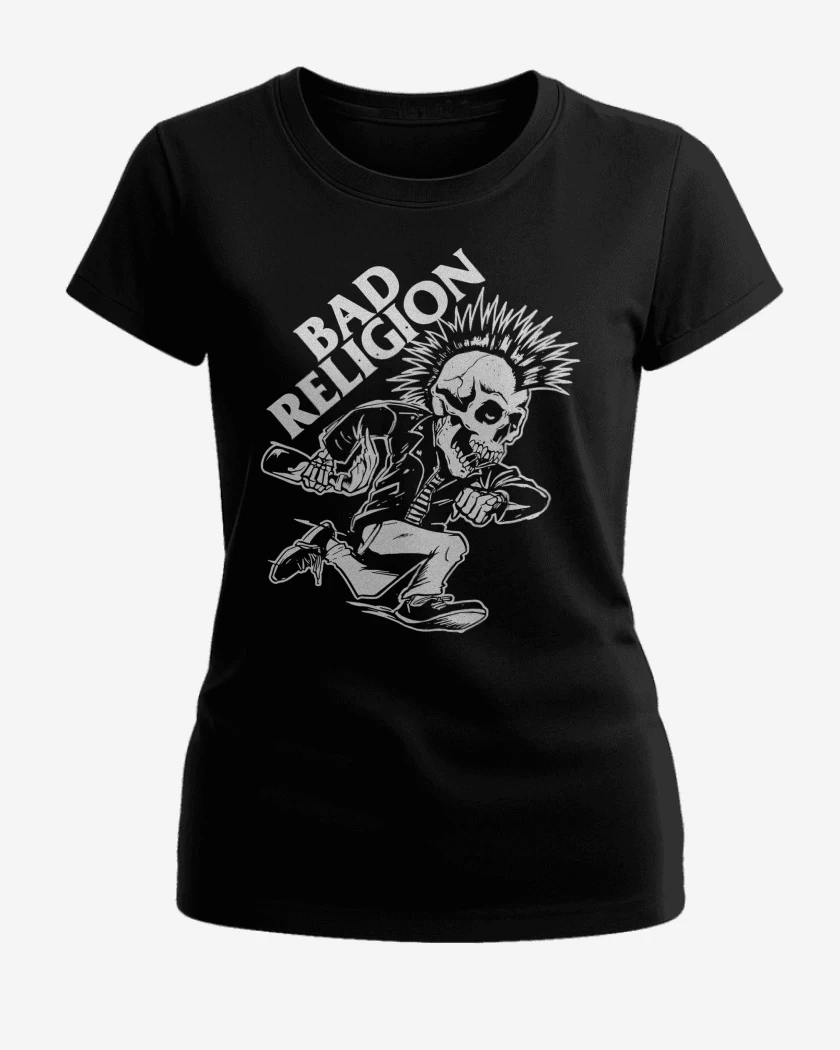 Polera de Mujer Negro de Bad Religion Punky