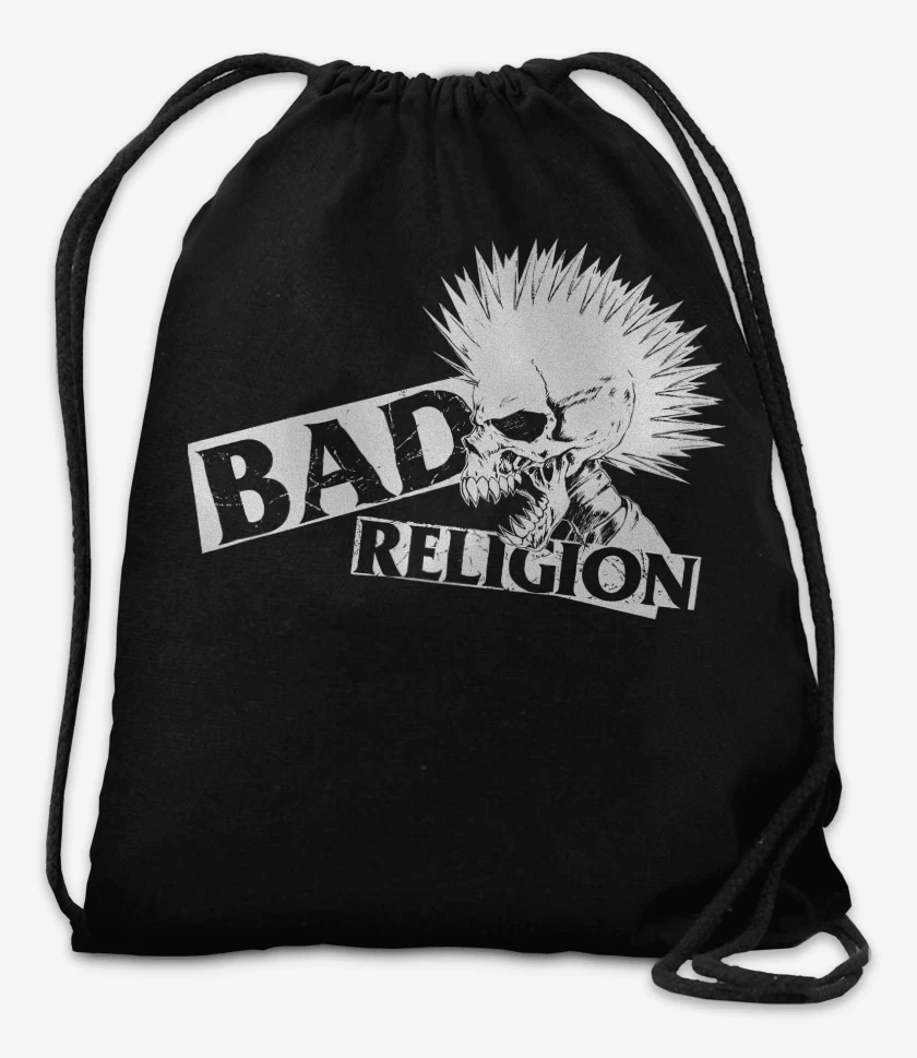 Mochila Negro de Bad Religion Punk
