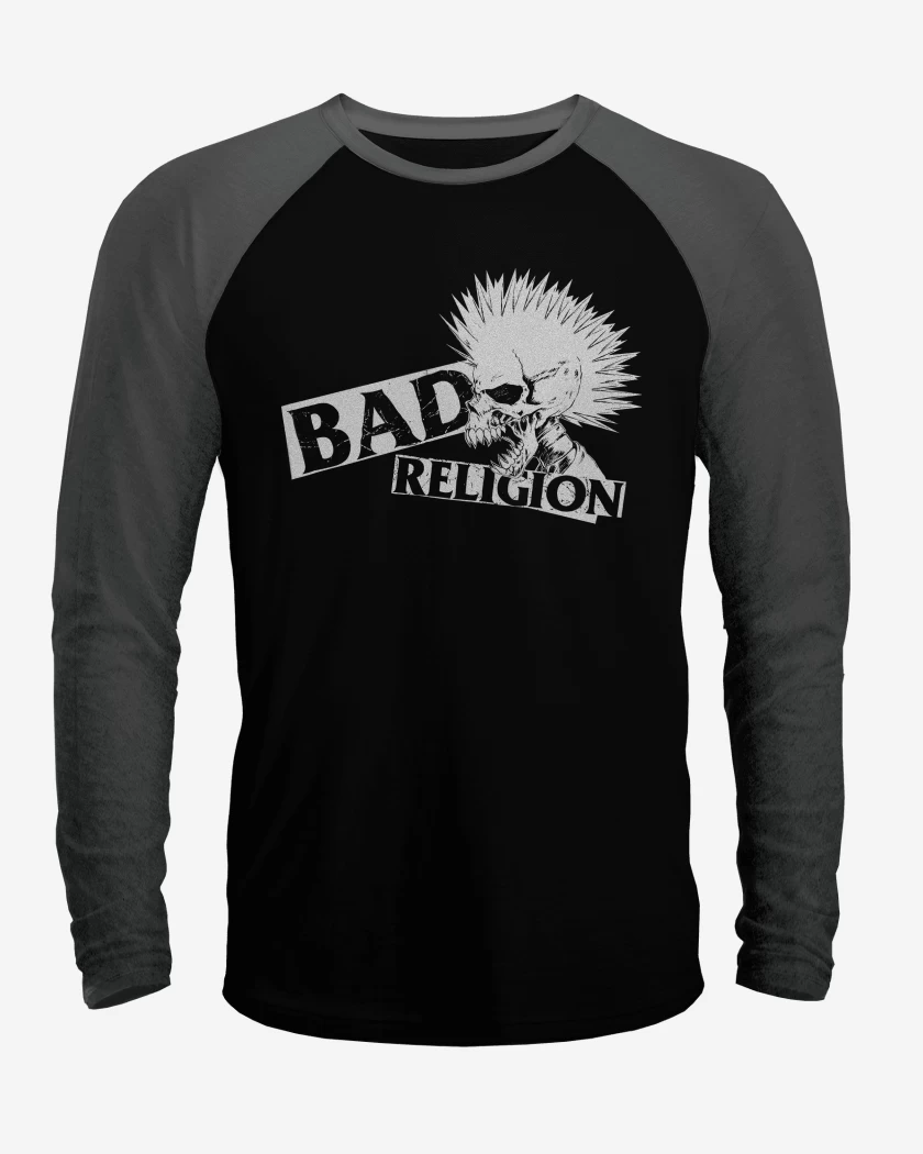 Polera Raglan Bad Religion Punk