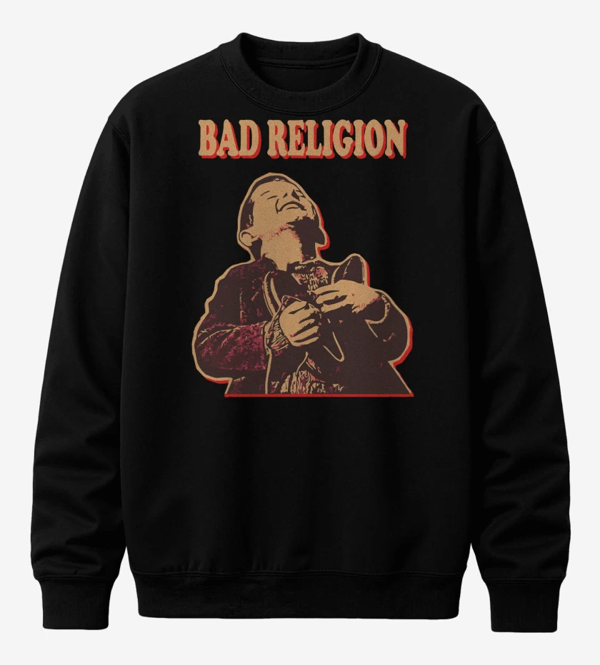 Poleron polo Negro de Bad Religion Kid