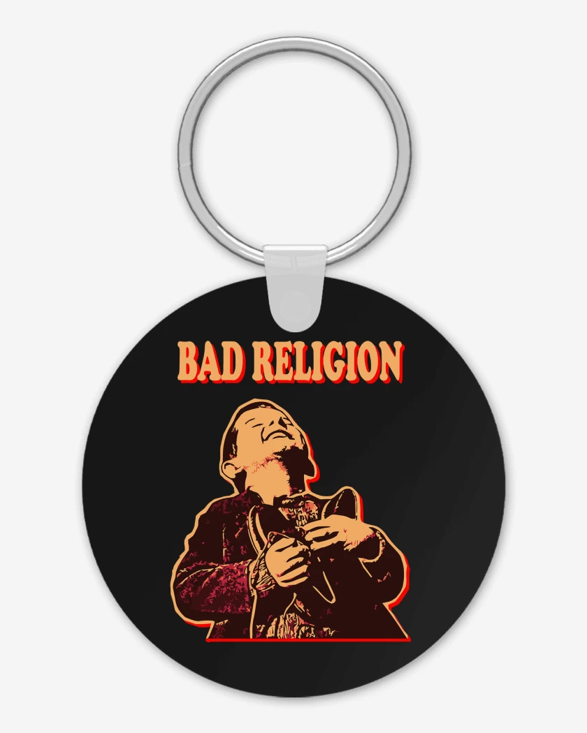 Llavero Negro de Bad Religion Kid