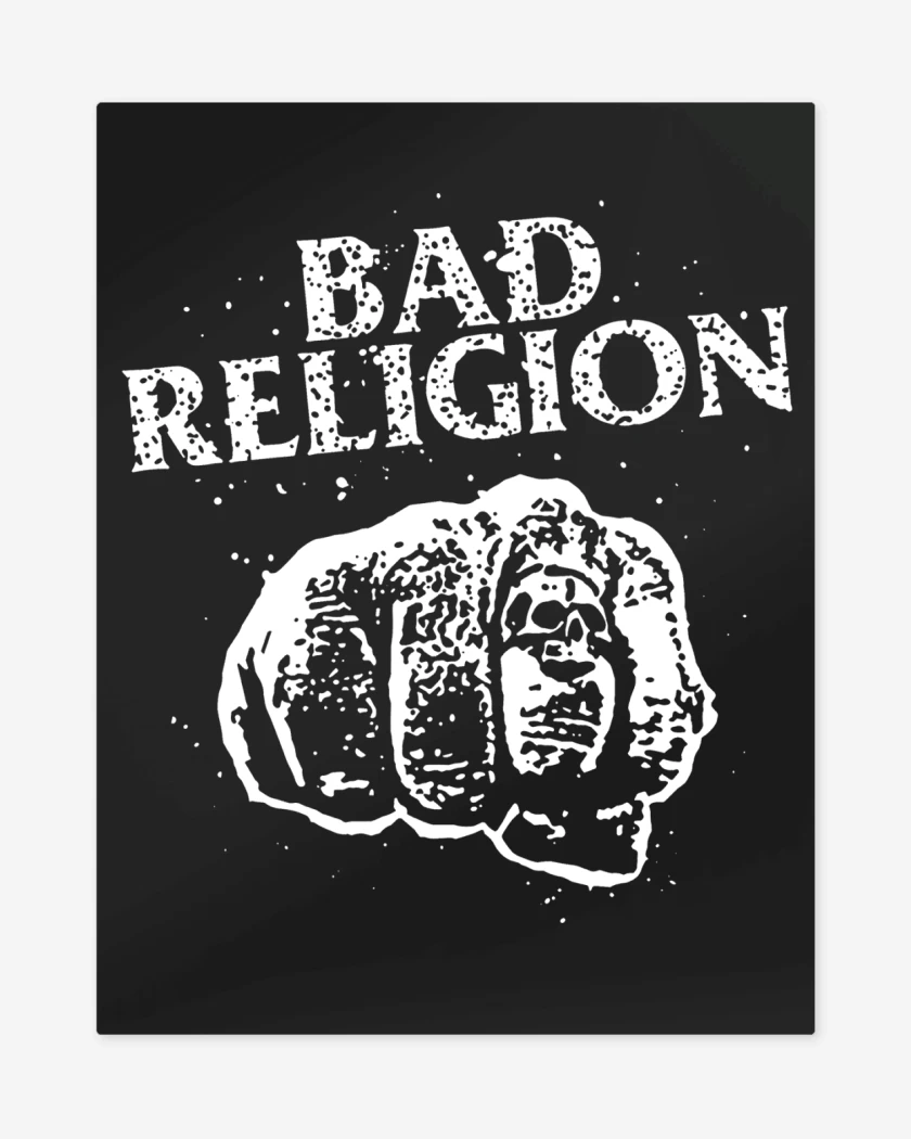 Print metalico Bad Religion Fist