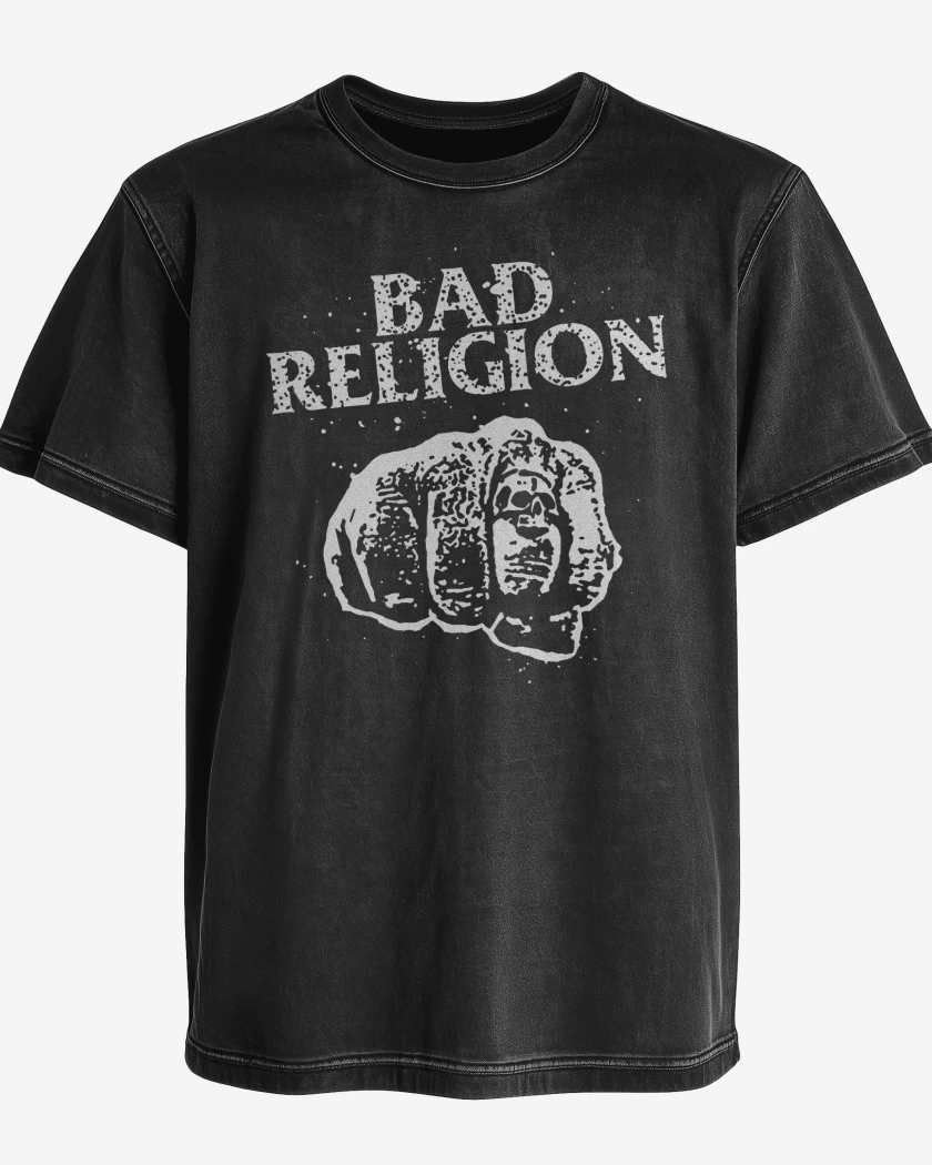 Polera desgastada Bad Religion Fist