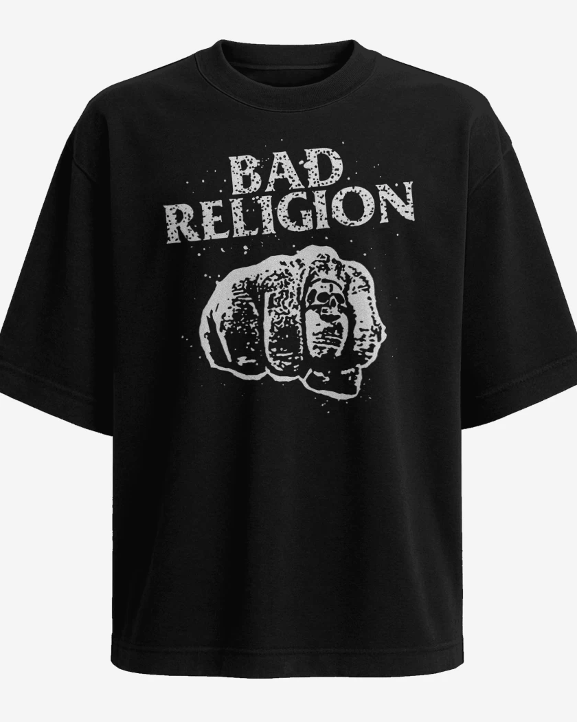 Polera Oversize Bad Religion Fist