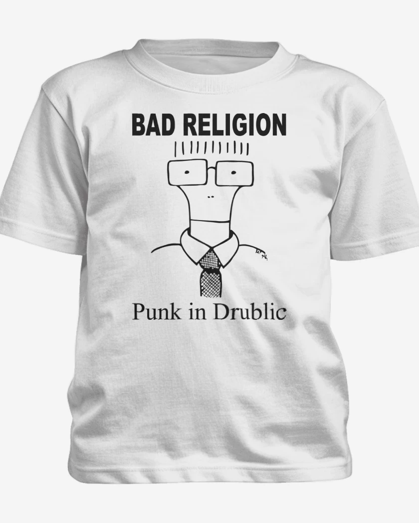 Polera de niño Blanco de Bad Religion Punk in Drublic