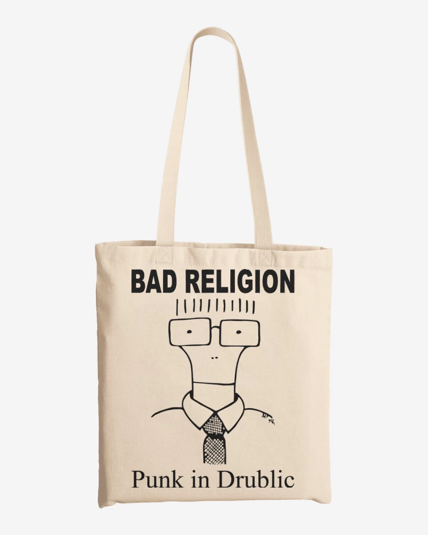 Totebag Bad Religion Punk in Drublic