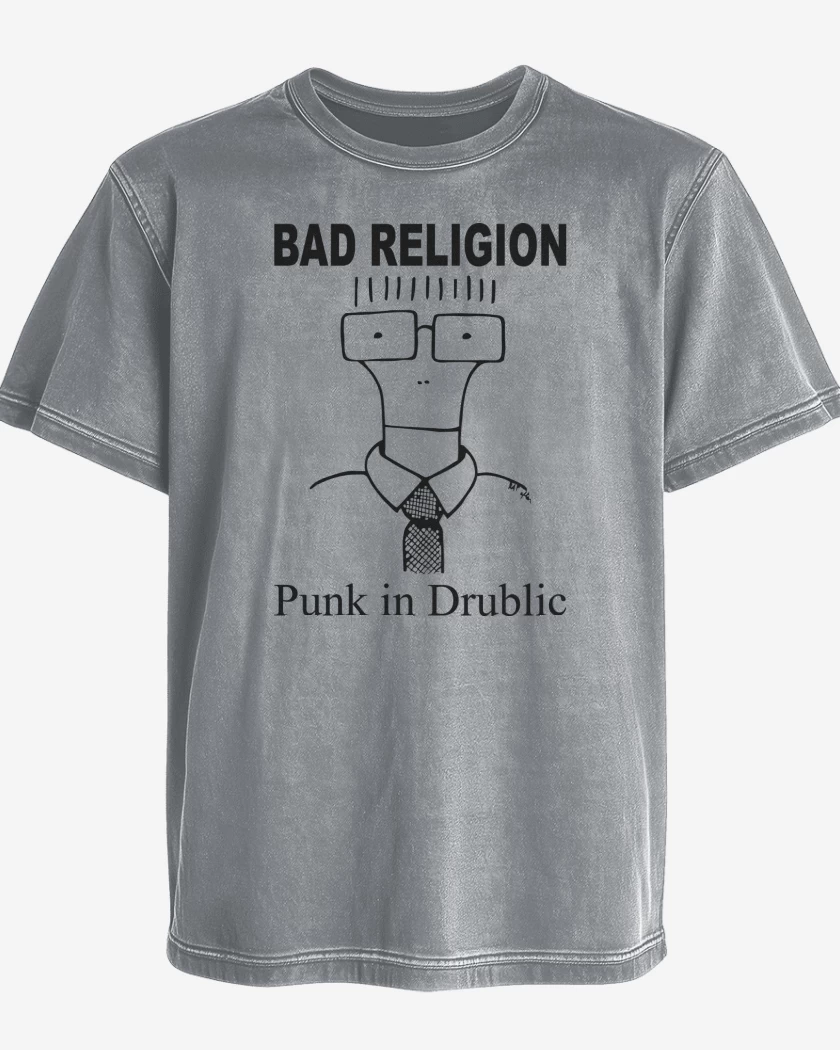 Polera desgastada Bad Religion Punk in Drublic