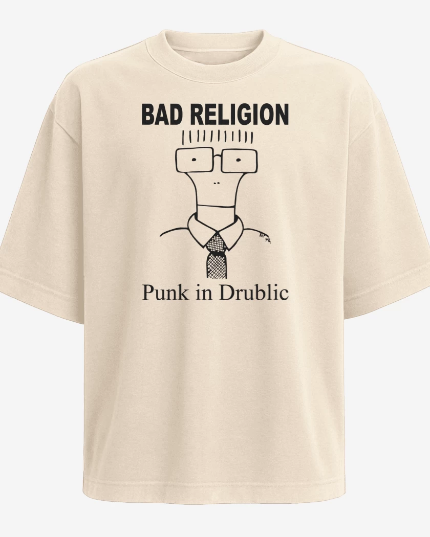 Polera Oversize Bad Religion Punk in Drublic