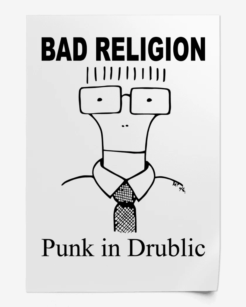 Print Bad Religion Punk in Drublic