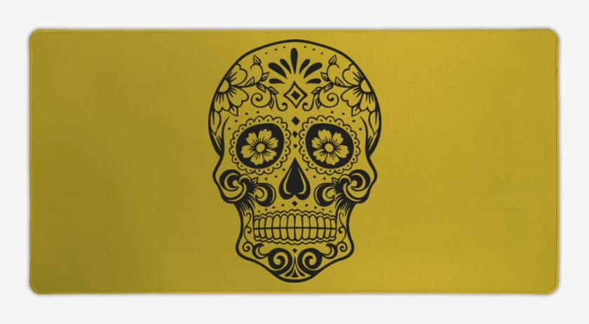 Mouse pad Gamer Amarillo de Calaca 8