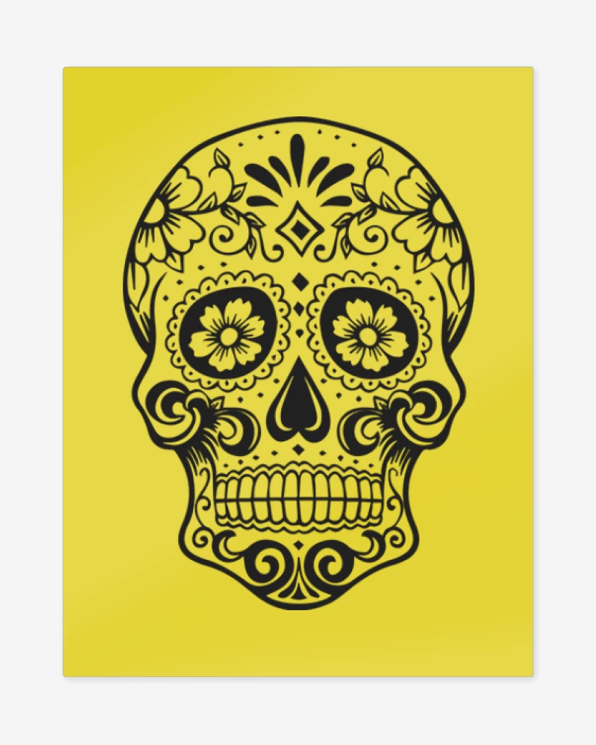 Print metalico Amarillo de Calaca 8