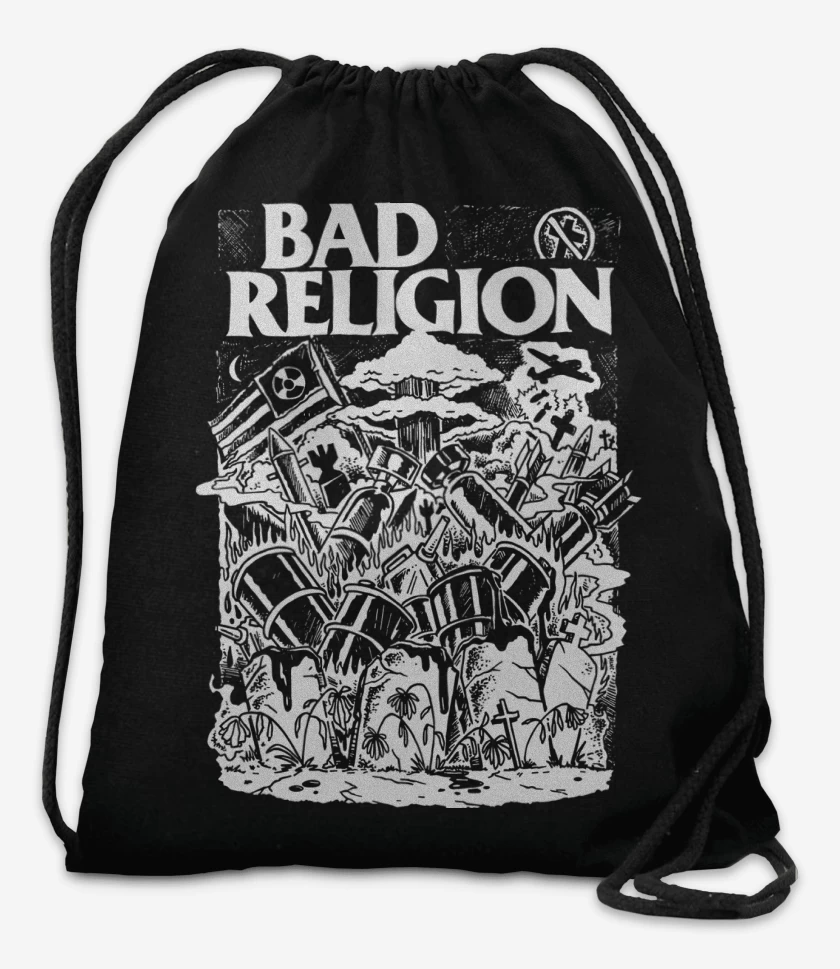 Mochila Negro de Bad Religion Nuclear Garden