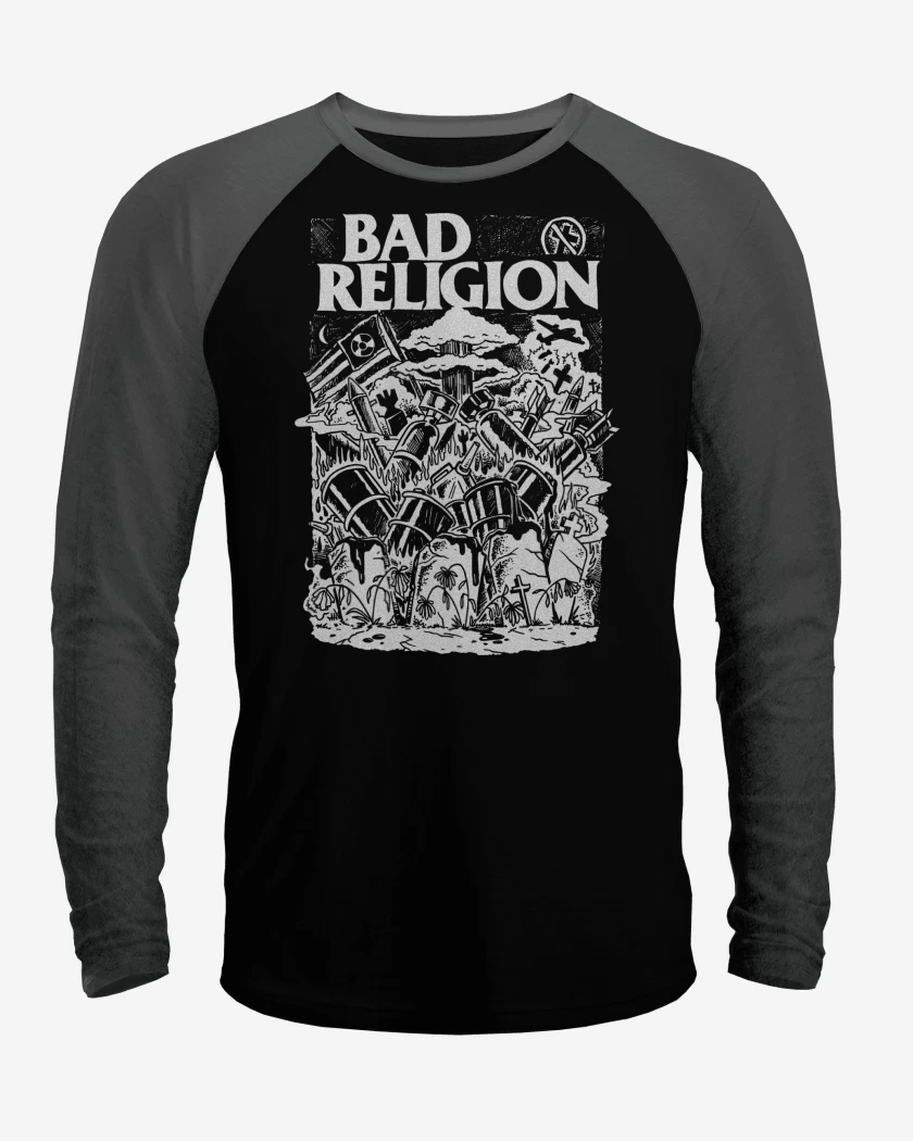Polera Raglan Bad Religion Nuclear Garden