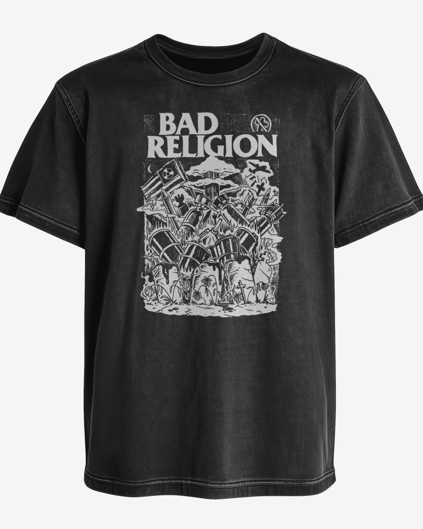 Polera desgastada Bad Religion Nuclear Garden