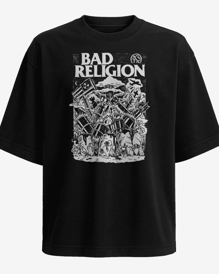 Polera Oversize Bad Religion Nuclear Garden