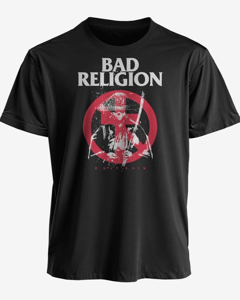 Polera premium Negro de Bad Religion Only Rain