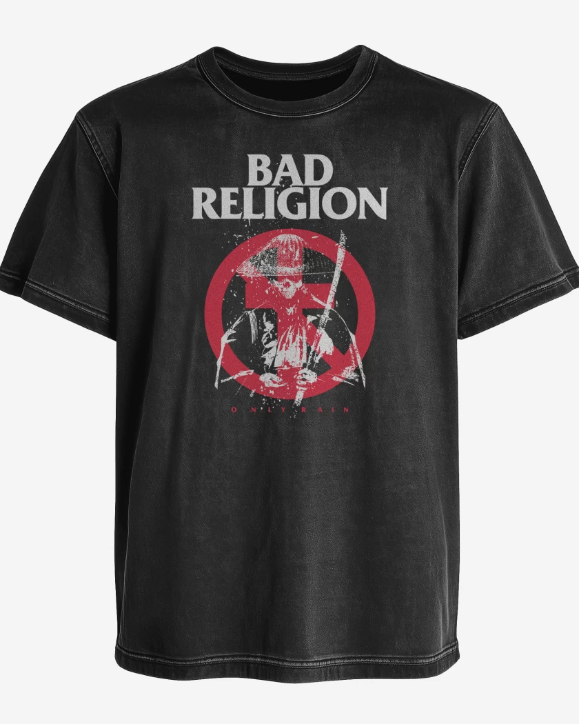 Polera desgastada Bad Religion Only Rain