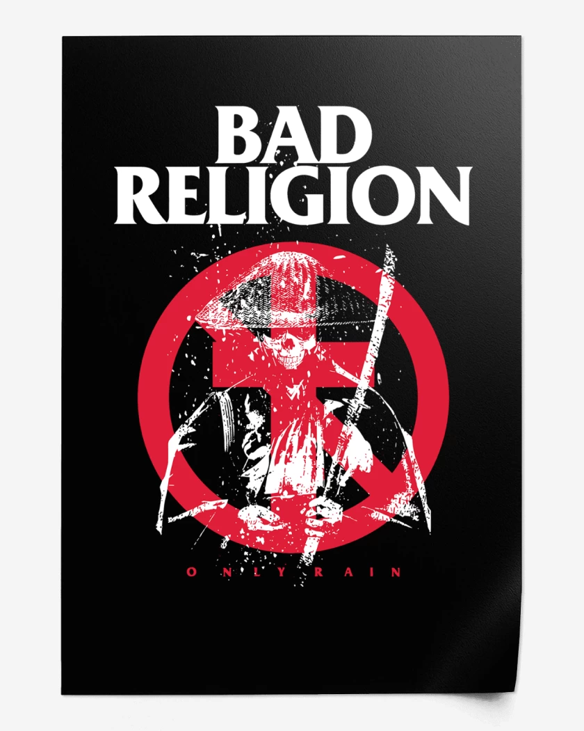 Print Bad Religion Only Rain